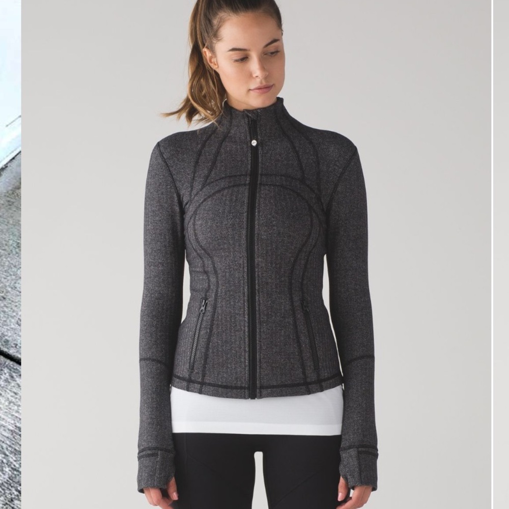 Lululemon Define Jacket Heathered Herringbone EUC